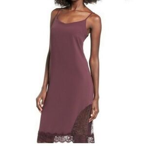Leith Women’s Midi Slip Dress Purple Size X Small